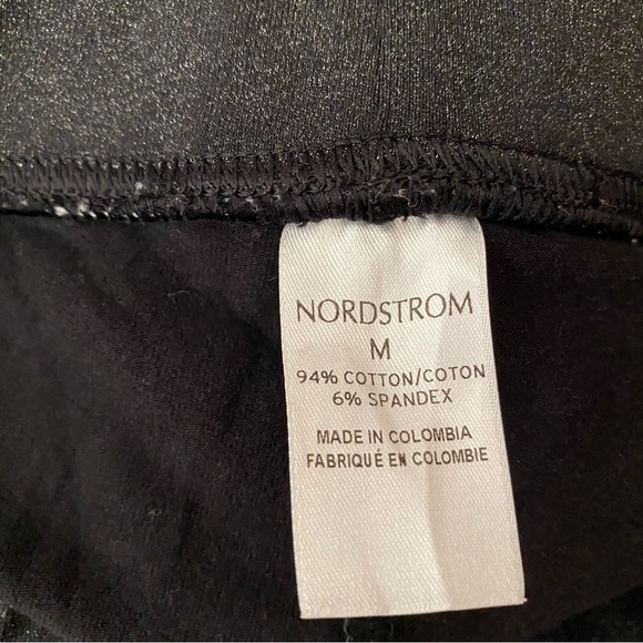 Nordstrom Black Glitter Leggings - Picture 6 of 6